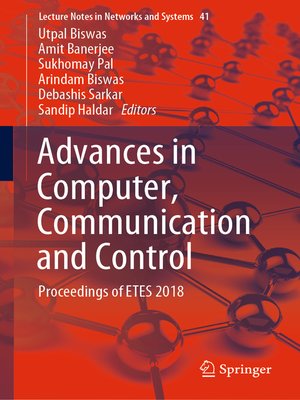 cover image of Advances in Computer, Communication and Control
